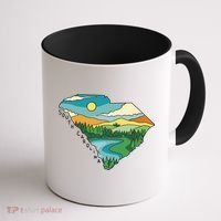 South Carolina Map Coffee Mug thumb 1