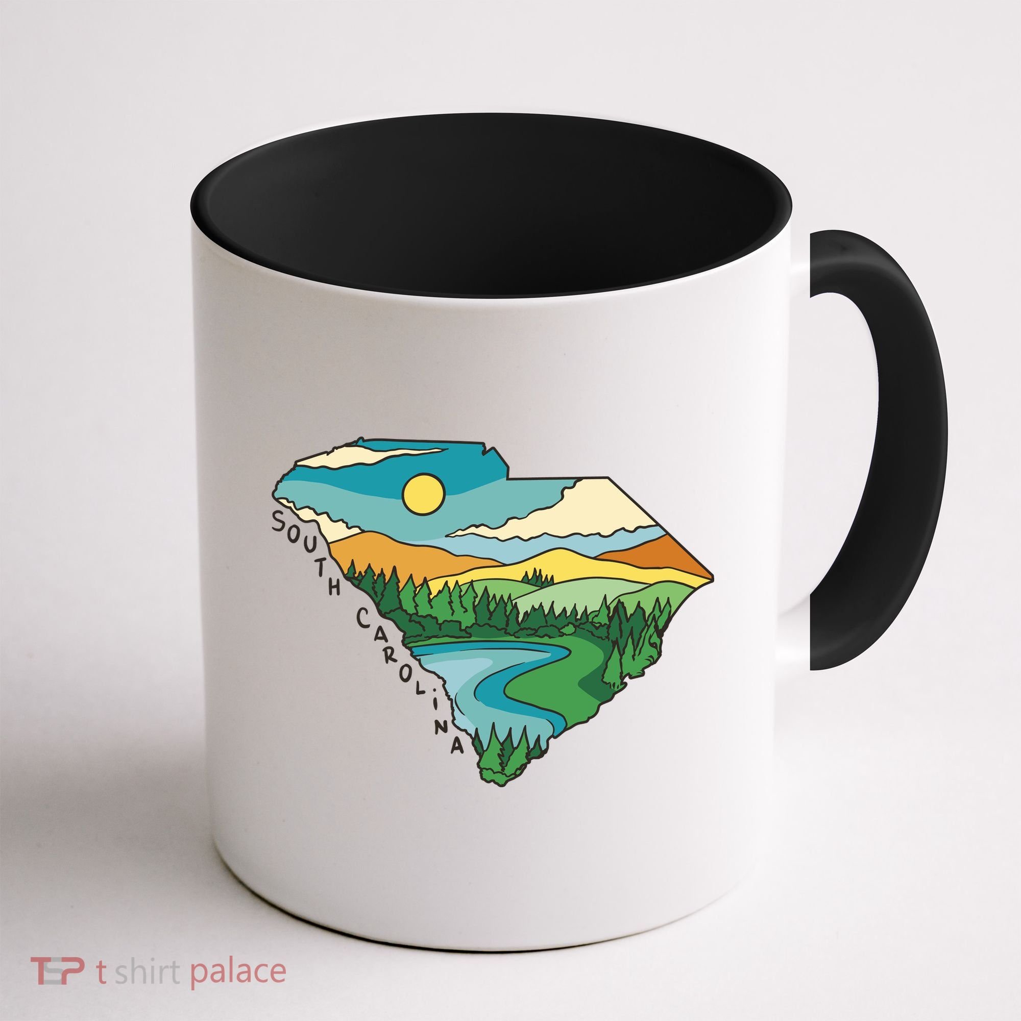 South Carolina Map Coffee Mug