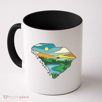 South Carolina Map Coffee Mug
