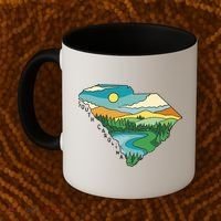 South Carolina Map Coffee Mug thumb 2