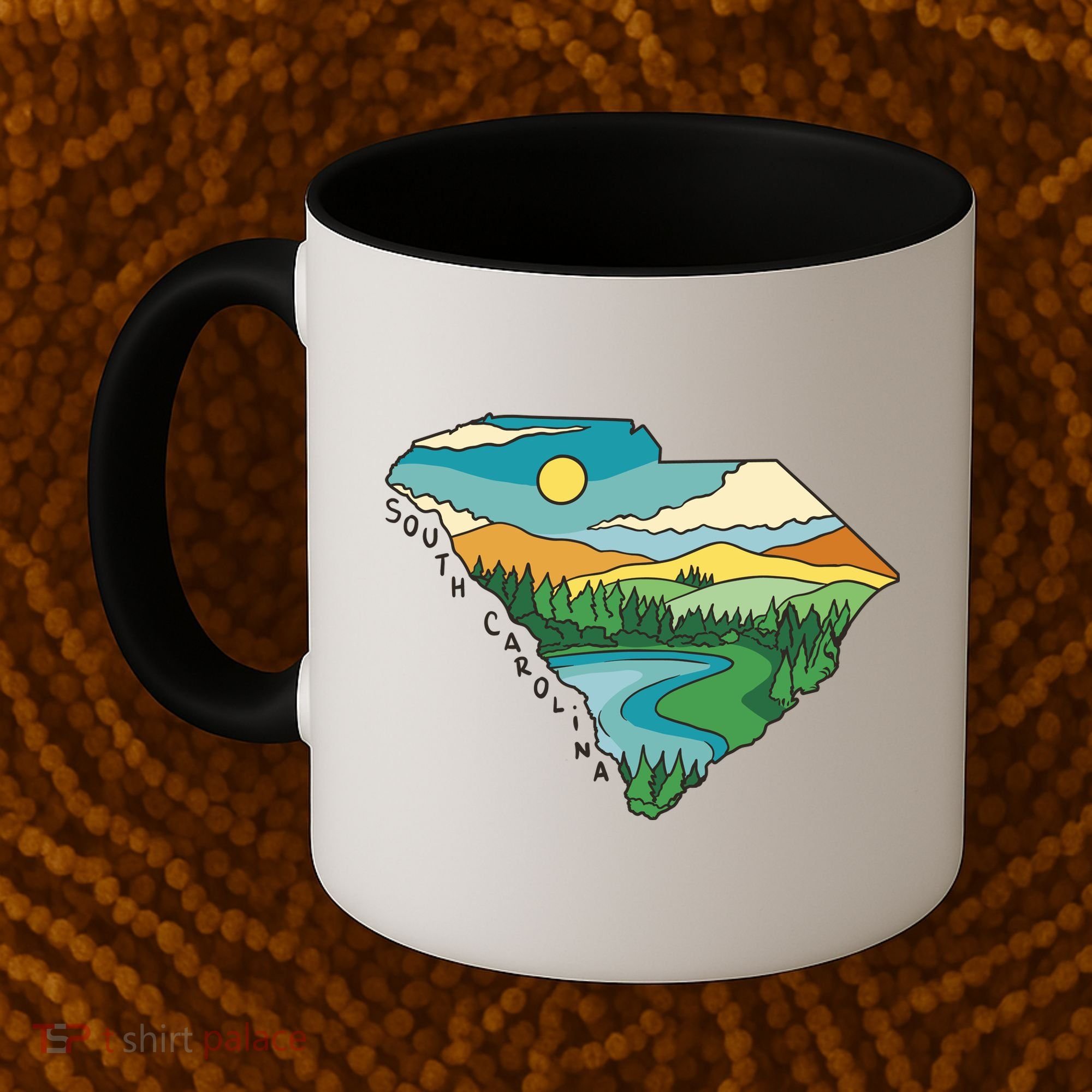 South Carolina Map Coffee Mug