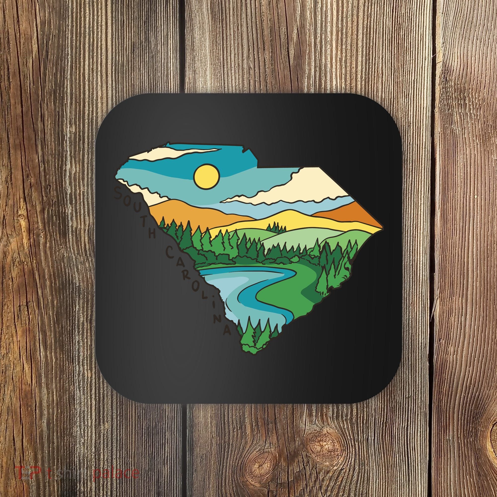 South Carolina Map Coaster