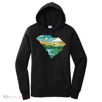 South Carolina Map Women's Hoodie