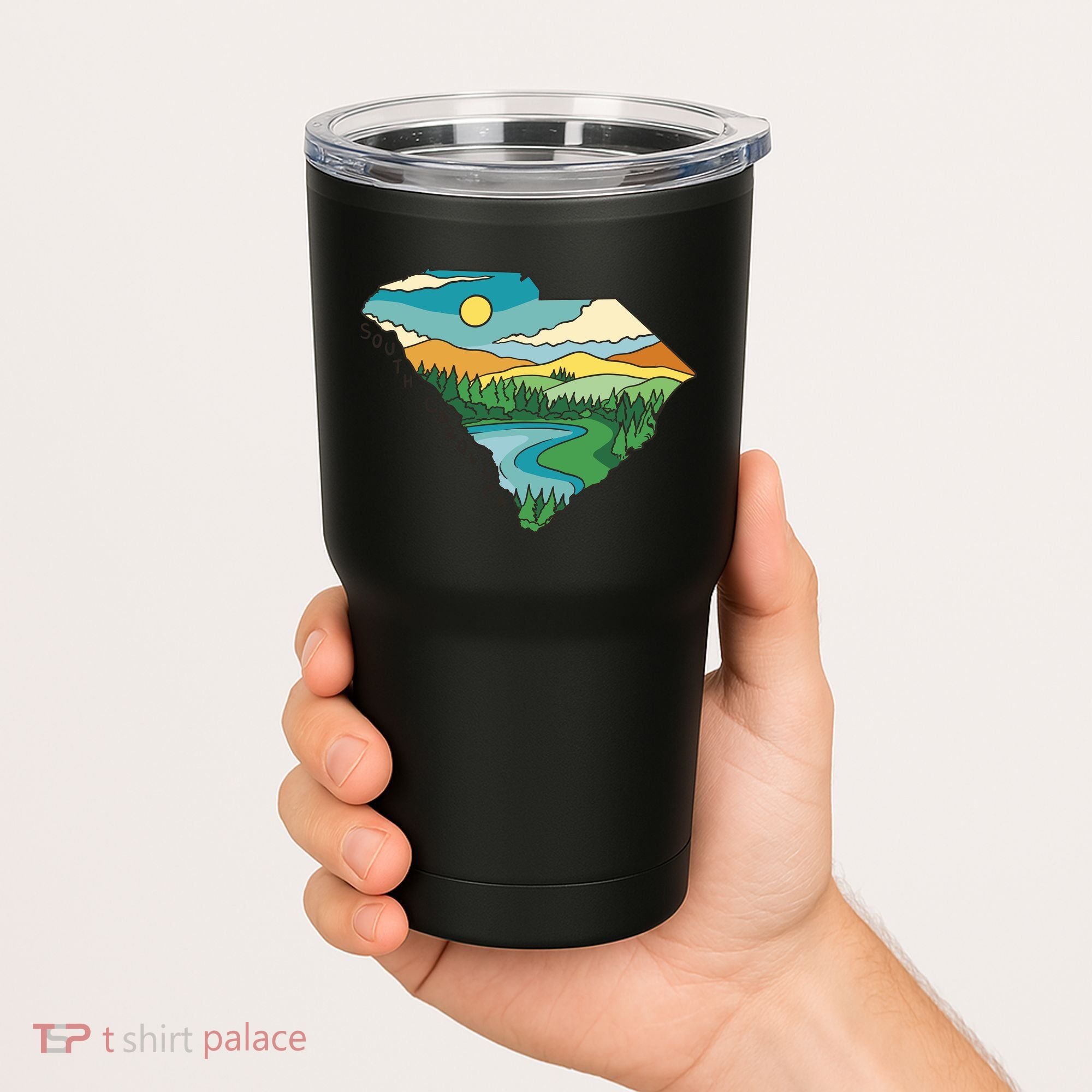 South Carolina Map Tumbler
