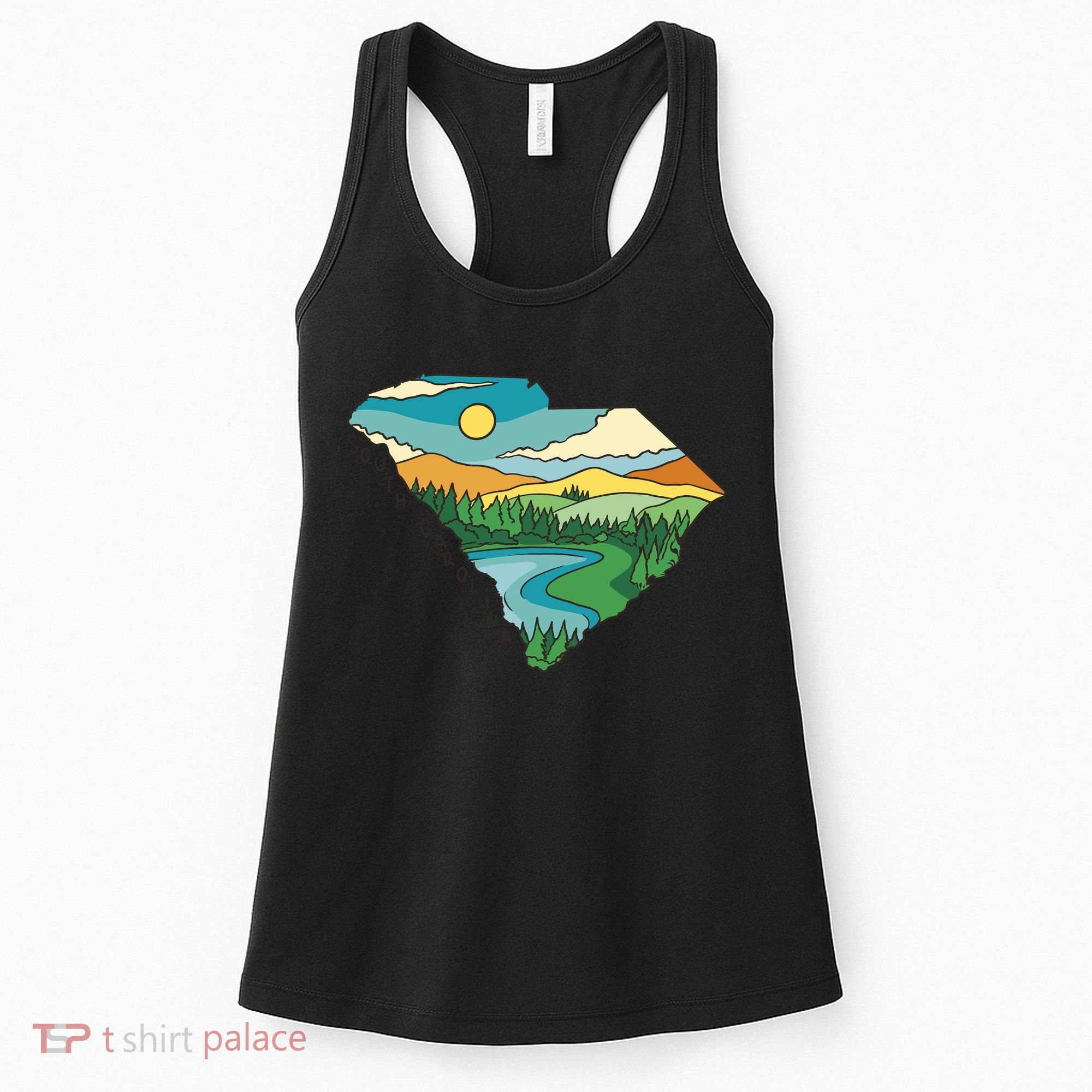 South Carolina Map Women's Tank Top