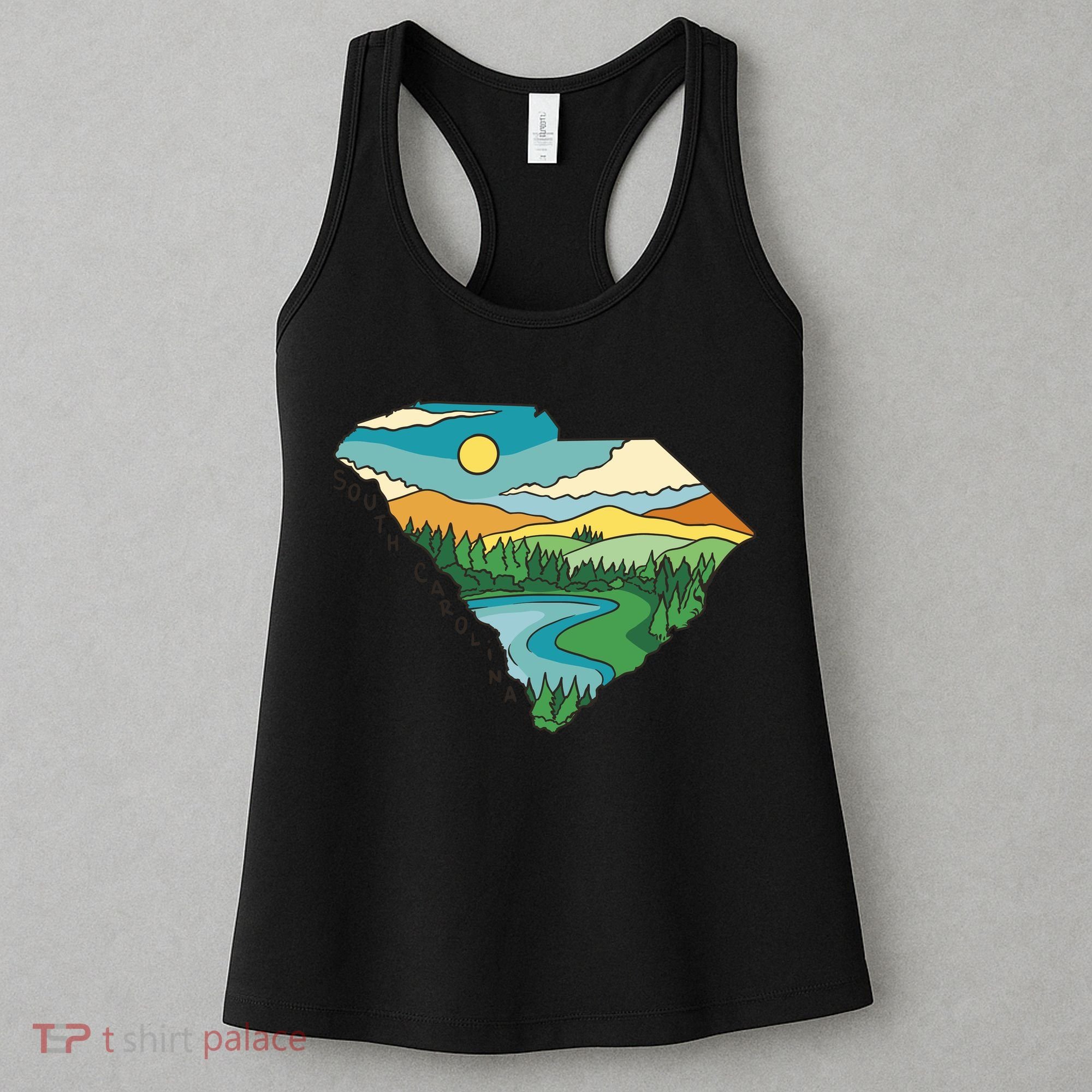 South Carolina Map Women's Tank Top