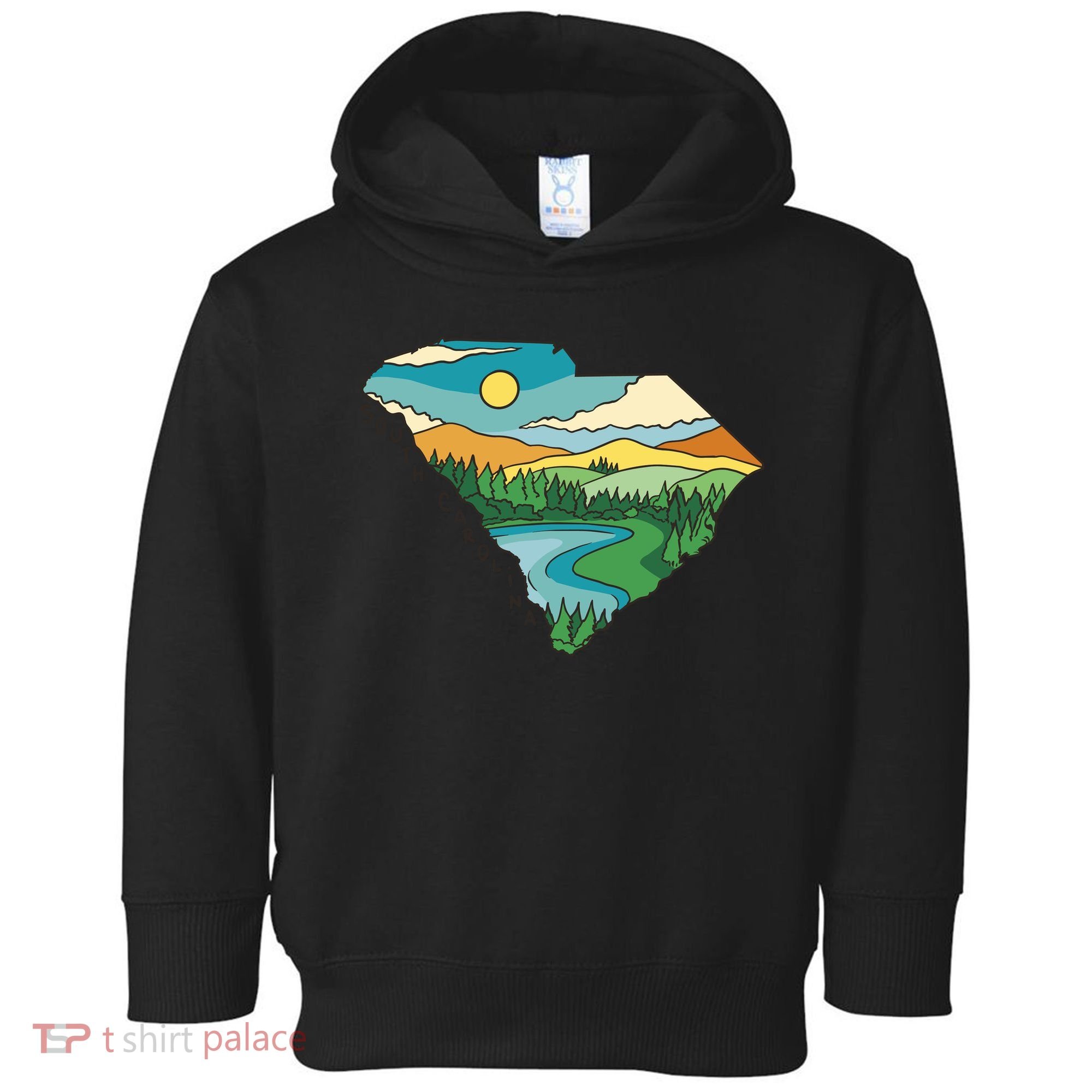 South Carolina Map Toddler Hoodie