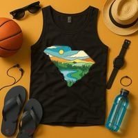 South Carolina Map Tank Top thumb 4