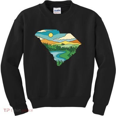 South Carolina Map Kids Sweatshirt