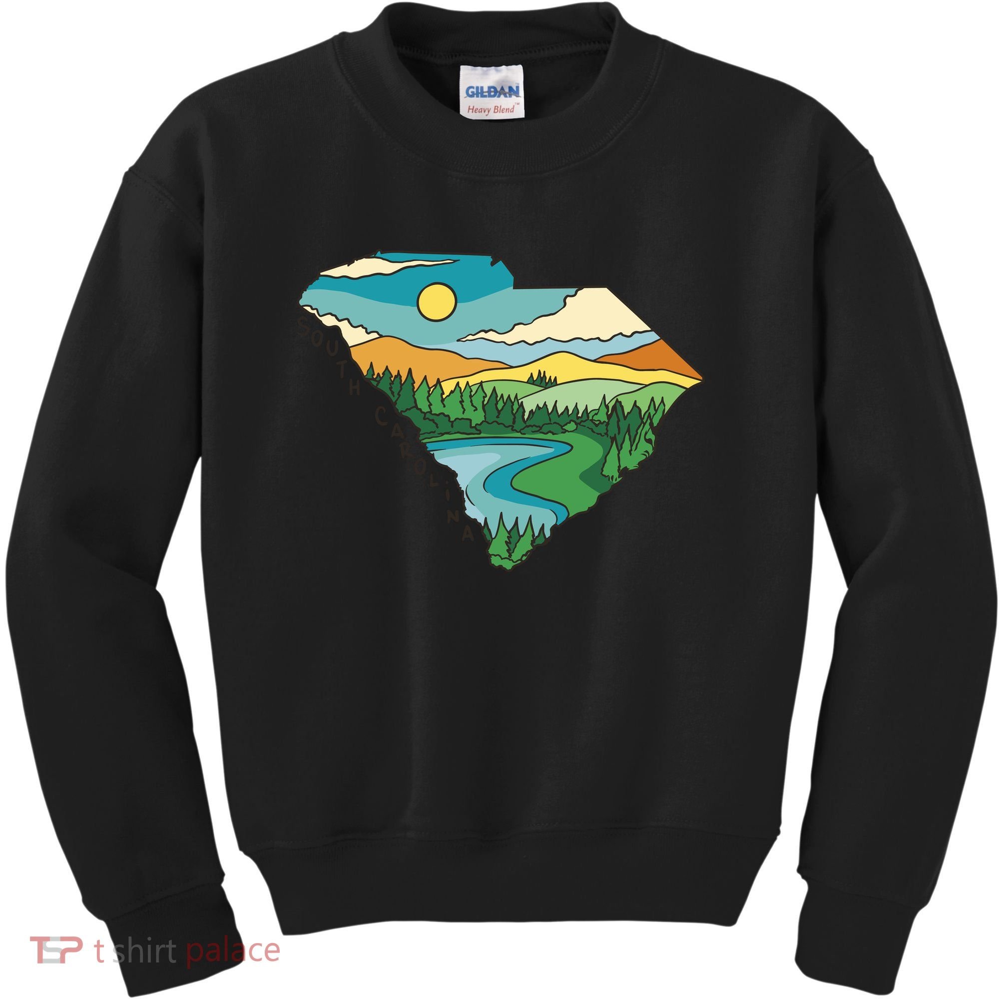 South Carolina Map Kids Sweatshirt