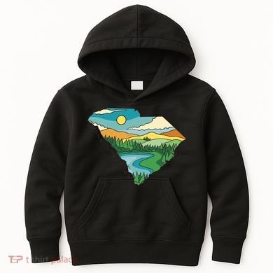 South Carolina Map Kids Hoodie