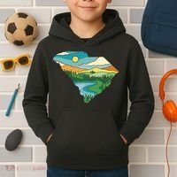 South Carolina Map Kids Hoodie thumb 2