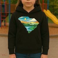 South Carolina Map Kids Hoodie thumb 3