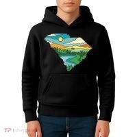 South Carolina Map Kids Hoodie thumb 4