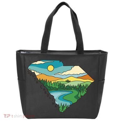 South Carolina Map Tote Bag