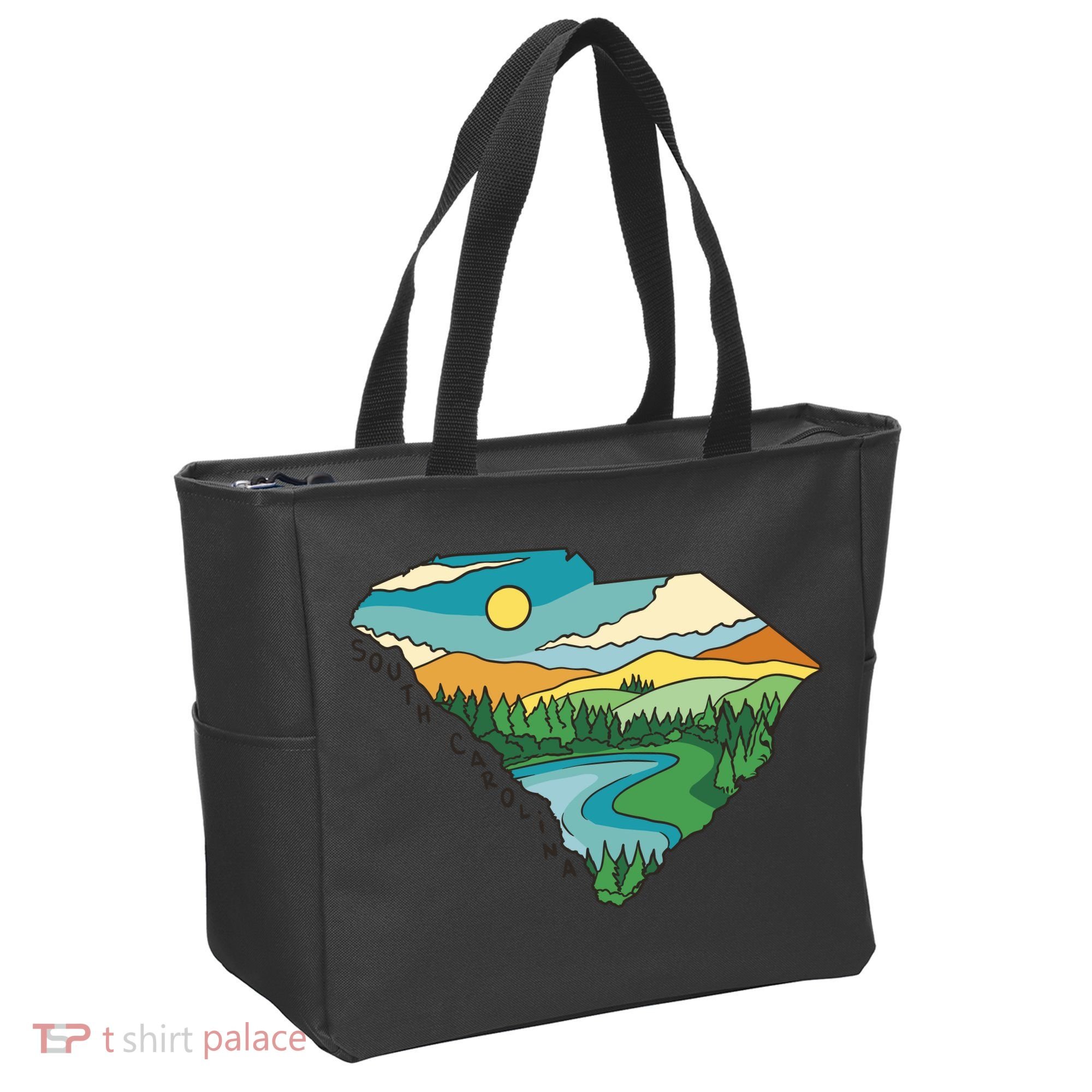 South Carolina Map Tote Bag