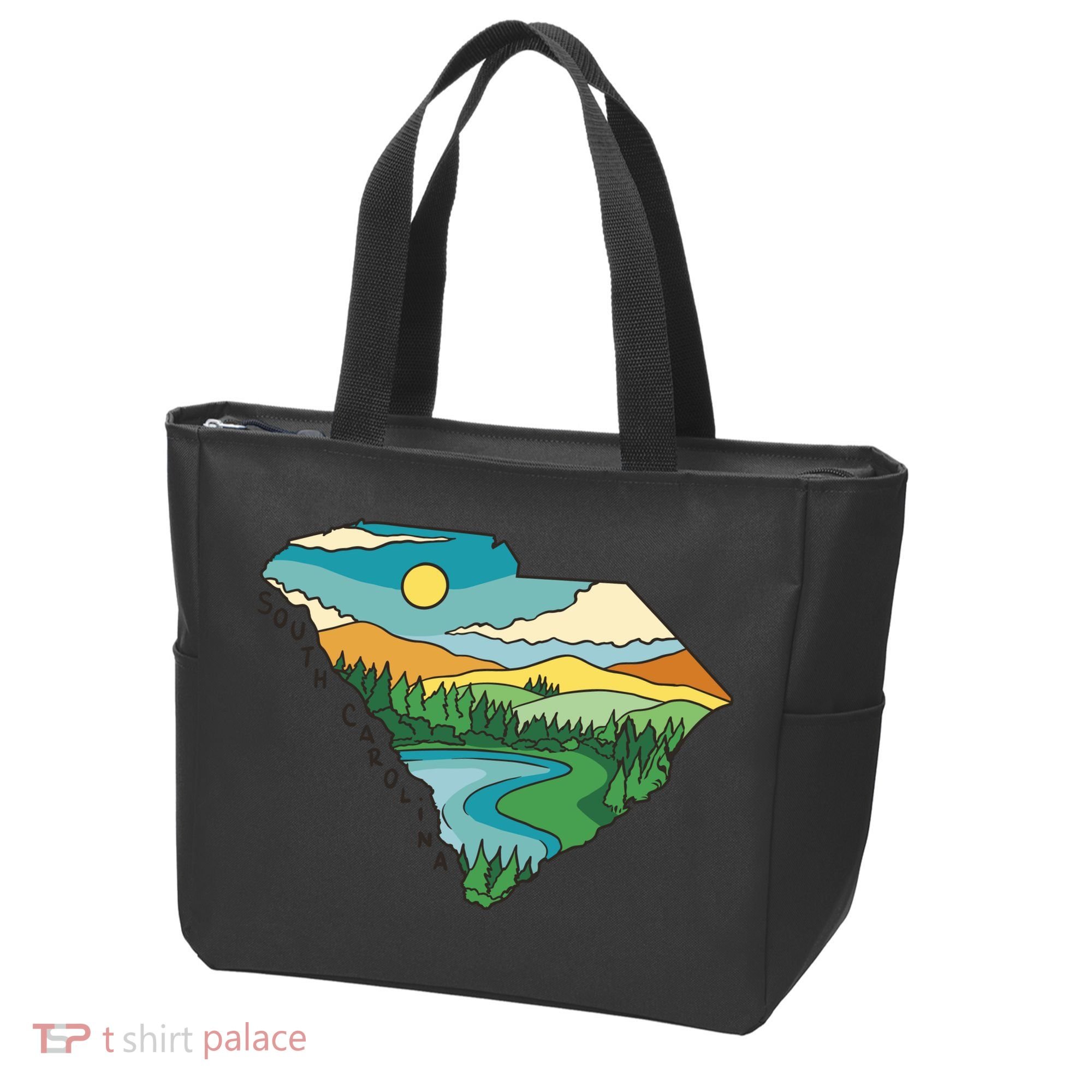 South Carolina Map Tote Bag