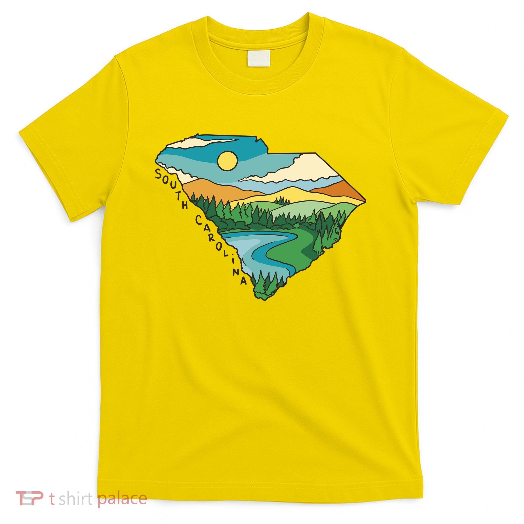 South Carolina Map T-Shirt