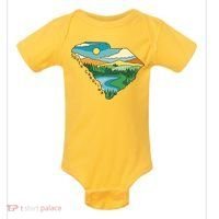 South Carolina Map Baby Bodysuit thumb 0