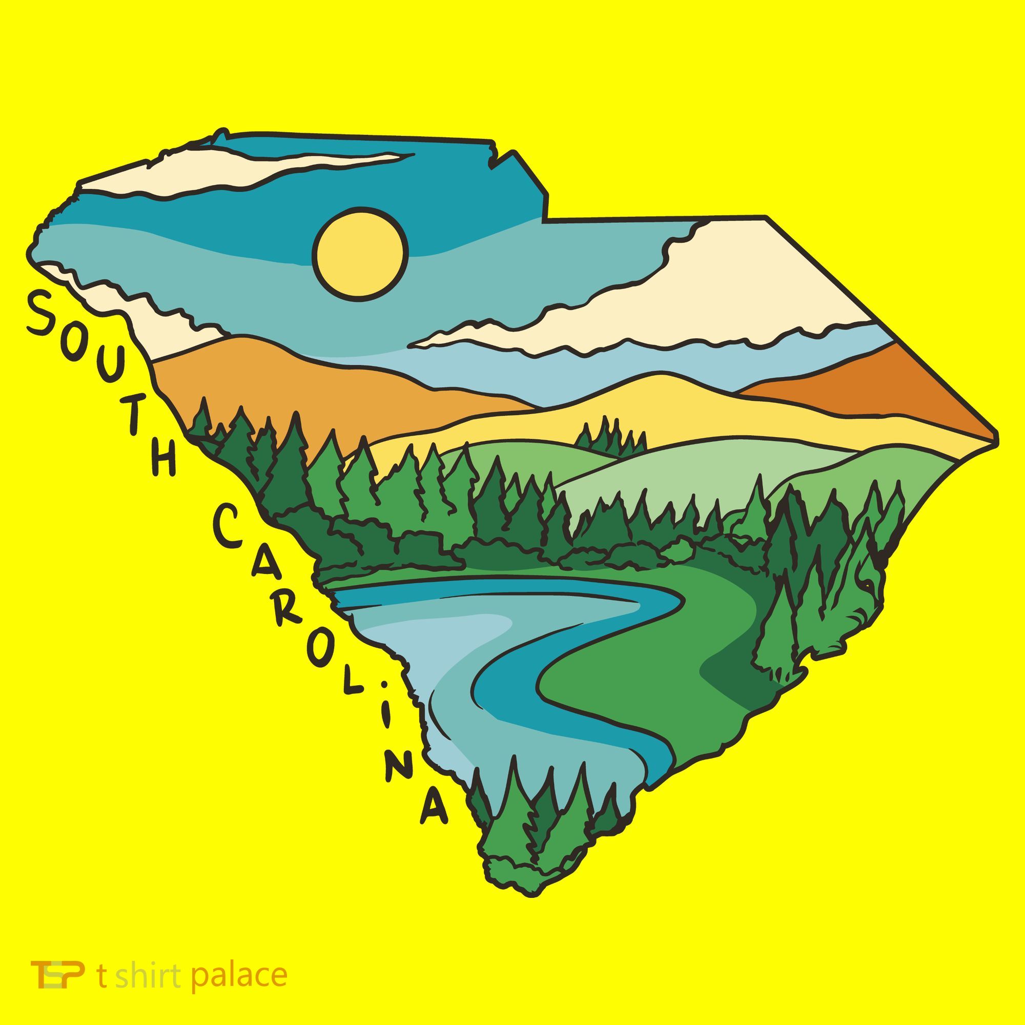 South Carolina Map Hat