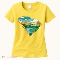 South Carolina Map Women's T-Shirt thumb 0