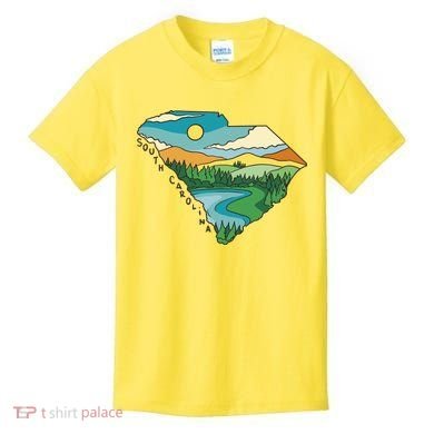 South Carolina Map Kids T-Shirt