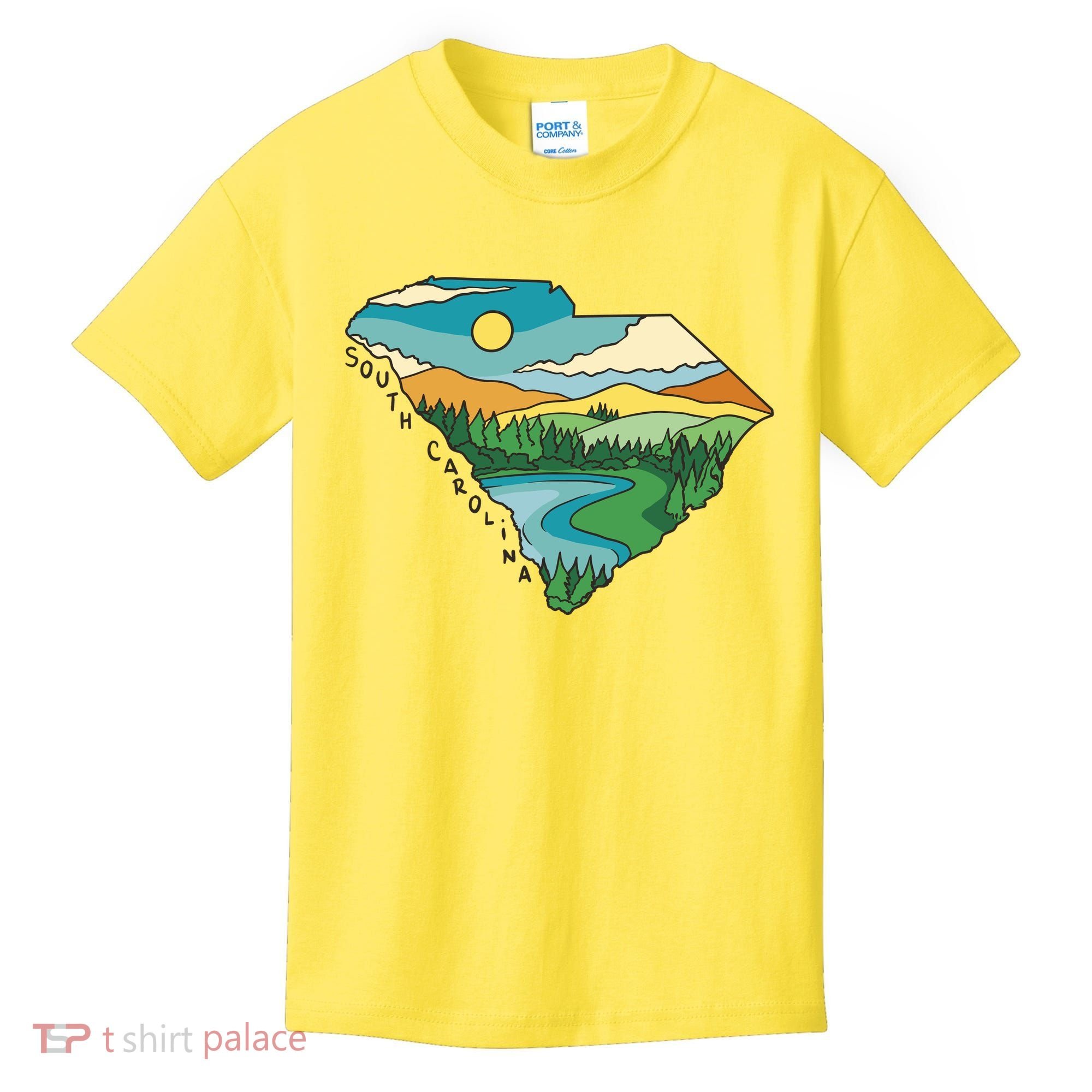 South Carolina Map Kids T-Shirt