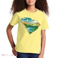 South Carolina Map Kids T-Shirt thumb 2