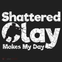 Shattered Clay Makes My Day Shooting Archery Gift Women's Sweatshirt thumb 2