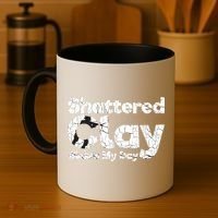 Shattered Clay Makes My Day Shooting Archery Gift Coffee Mug thumb 4