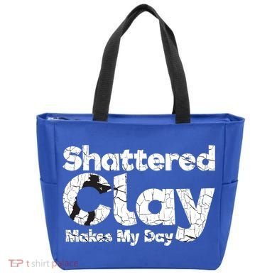 Shattered Clay Makes My Day Shooting Archery Gift Tote Bag