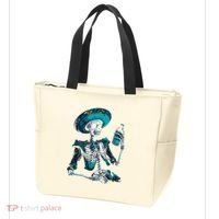 Skeleton Charro Mexican Skull Tequila Long Sleeve Tote Bag thumb 3