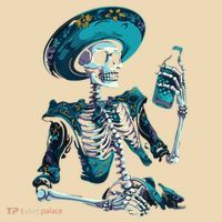 Skeleton Charro Mexican Skull Tequila Long Sleeve Tote Bag thumb 4
