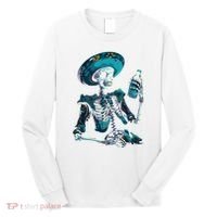 Skeleton Charro Mexican Skull Tequila Long Sleeve Long Sleeve Shirt thumb 0