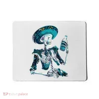Skeleton Charro Mexican Skull Tequila Long Sleeve Mousepad thumb 0