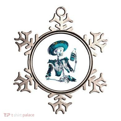 Skeleton Charro Mexican Skull Tequila Long Sleeve Ornament