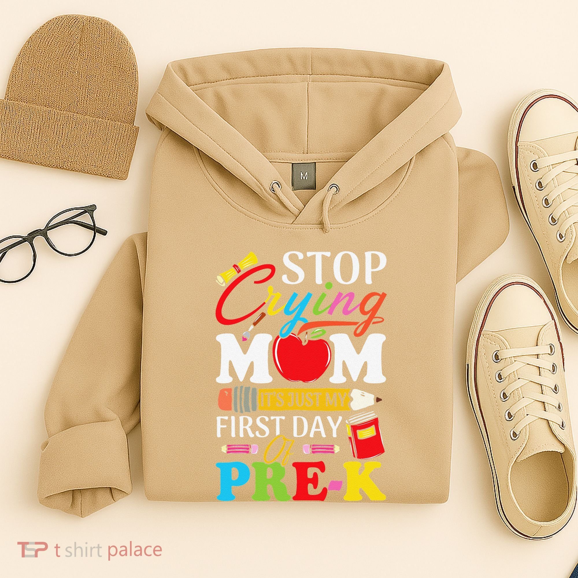 Stop Crying Mom Its My First Day Of PreK Back To School Hoodie