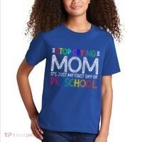 Stop Crying Mom Its Just My First Day Of Preschool Gift Kids T-Shirt thumb 2