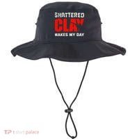 Shattered Clay Makes My Day Trap Skeet Shooting Clay Pigeon Bucket Hat thumb 0