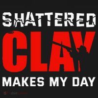 Shattered Clay Makes My Day Trap Skeet Shooting Clay Pigeon Women's Hoodie thumb 2