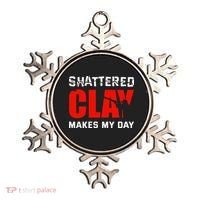 Shattered Clay Makes My Day Trap Skeet Shooting Clay Pigeon Ornament thumb 0