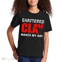 Shattered Clay Makes My Day Trap Skeet Shooting Clay Pigeon Kids T-Shirt thumb 2