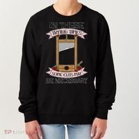 Some Cuts May Be Necessary Eat The Rich Political Protest Women's Sweatshirt thumb 0