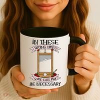 Some Cuts May Be Necessary Eat The Rich Political Protest Coffee Mug thumb 3