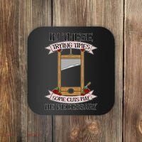 Some Cuts May Be Necessary Eat The Rich Political Protest Coaster thumb 0