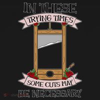 Some Cuts May Be Necessary Eat The Rich Political Protest Coaster thumb 2