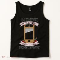 Some Cuts May Be Necessary Eat The Rich Political Protest Tank Top thumb 2