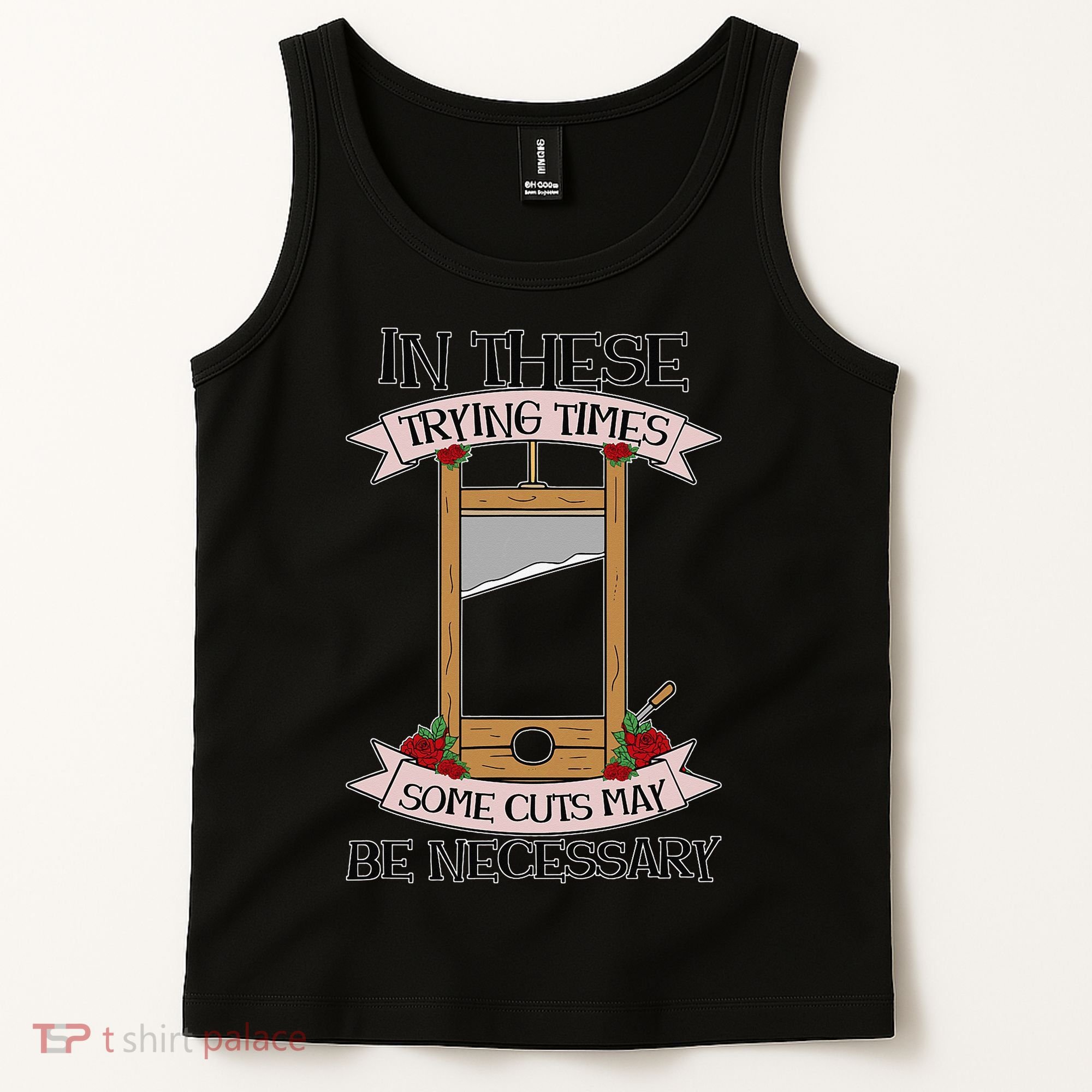 Some Cuts May Be Necessary Eat The Rich Political Protest Tank Top
