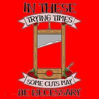 Some Cuts May Be Necessary Eat The Rich Political Protest Santa Hat thumb 1