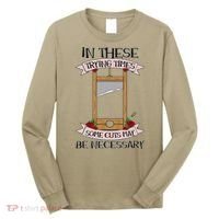Some Cuts May Be Necessary Eat The Rich Political Protest Long Sleeve Shirt thumb 0